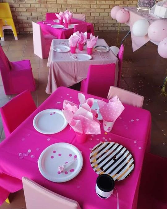 Kids Chair Cover - Barbie Pink 