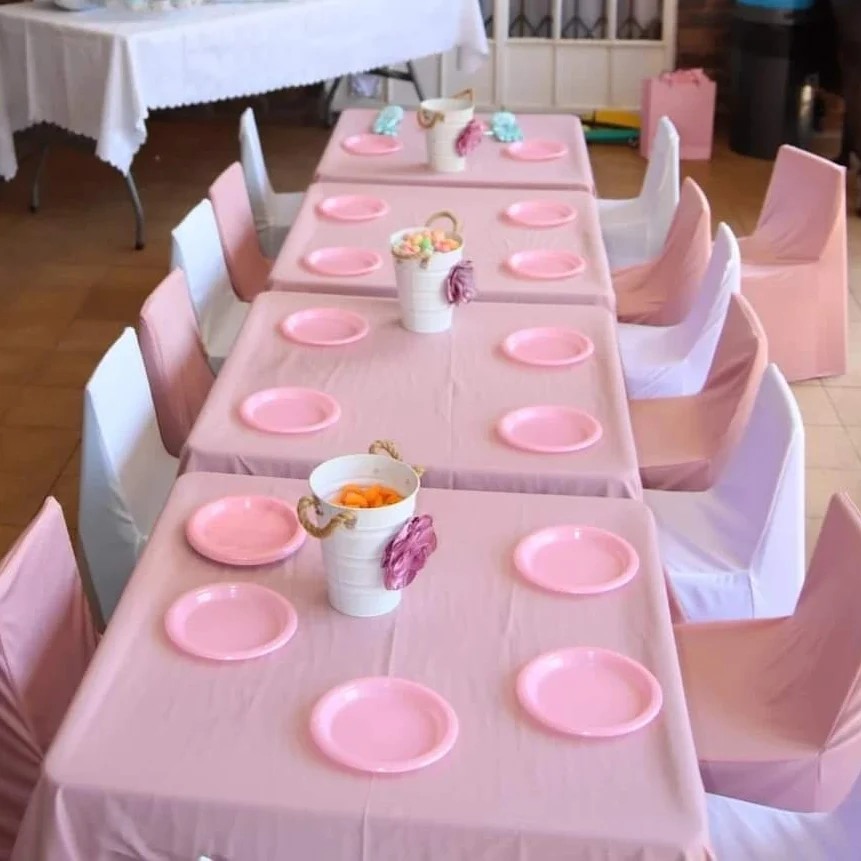 Kids Chair Cover - Light Pink 