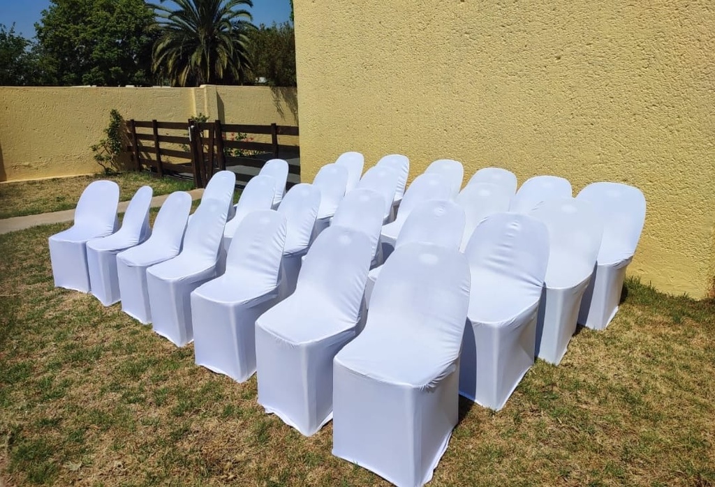 Adult chair cover - white 